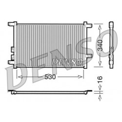 Condenser air conditioning Alfa 147, 156