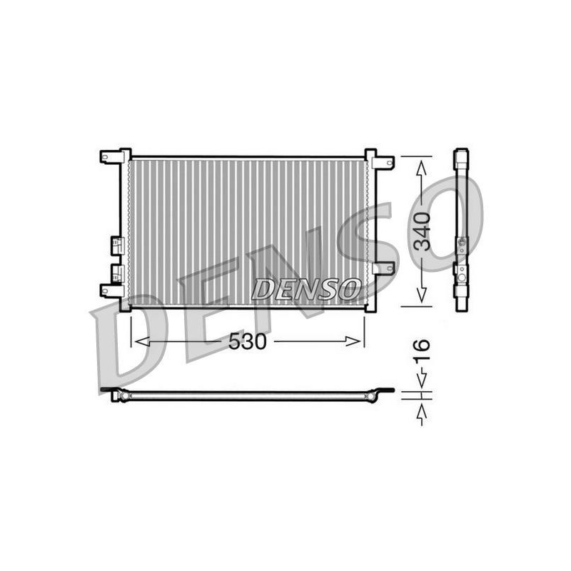 Condenser air conditioning Alfa 147, 156