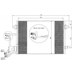 Kondenzator klime AUDI A6 97-