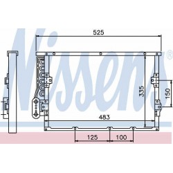 Kondensator Klimaanlage BMW E36 325 TDS