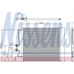 Condenser air conditioning BMW E38 94-96