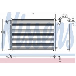 Condenser air conditioning BMW X5