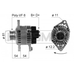 Alternator ALFA, FIAT, LANCIA 1.9JTD