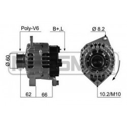 Alternator FIAT Ducato 94-02 diesel