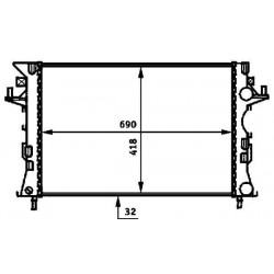 Radiator Renault Espace, Laguna, Vel Satis