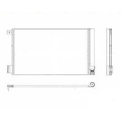 Condenser air conditioning Alfa, Citroen, Fiat, Opel, Peugeot